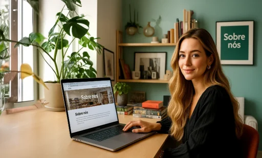 A importância da página sobre nós